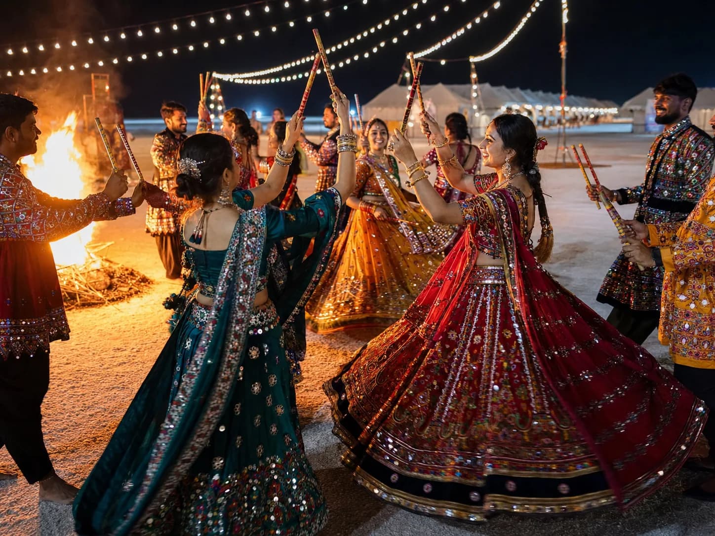 Garba dance at Rann Utsav